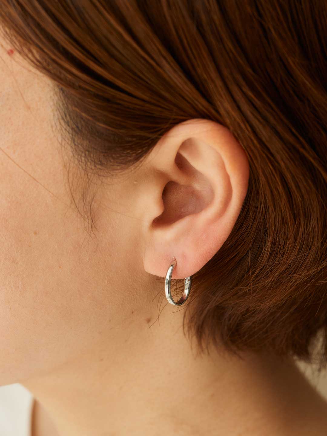 ＊ライルソラレン＊プラチナ【7×13mm 月甲フープピアス】刻印入 新品！ ライルソラレン様専用＊プラチナ【7×13mm 月甲フープピアス