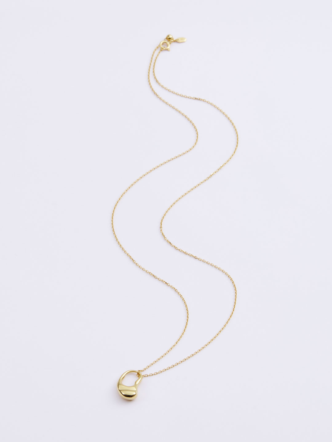 Pebble Mini Necklace - Yellow Gold