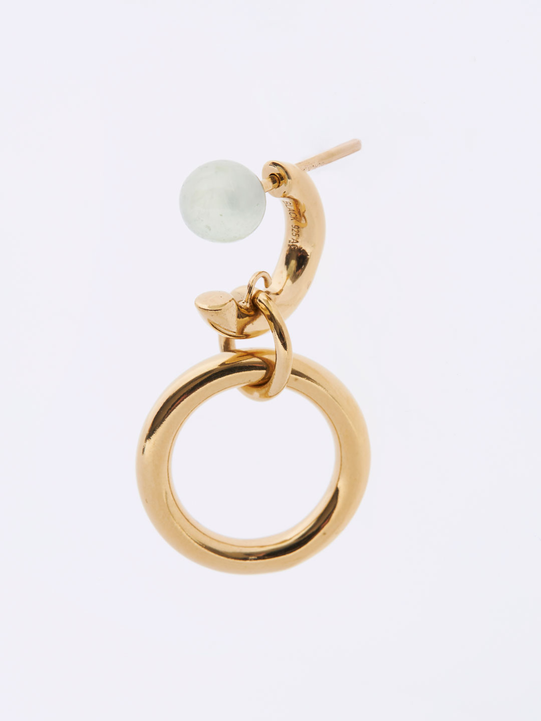 Anita Pierced Earring - Light Green