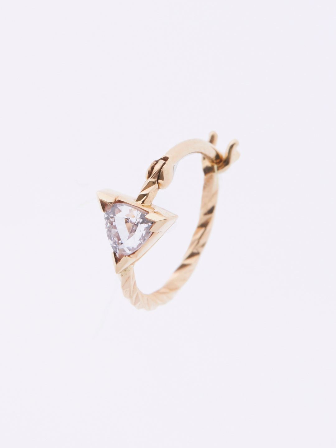Viper Pierced Earring - Yellow Gold
