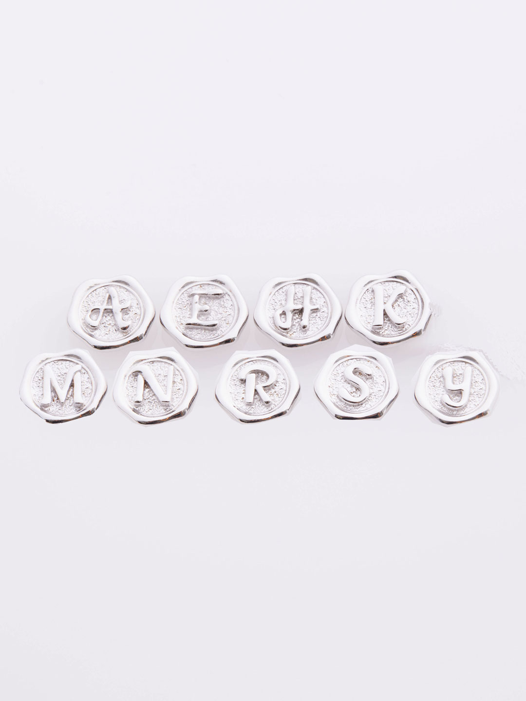 Alphabet Coin Parts - Silver