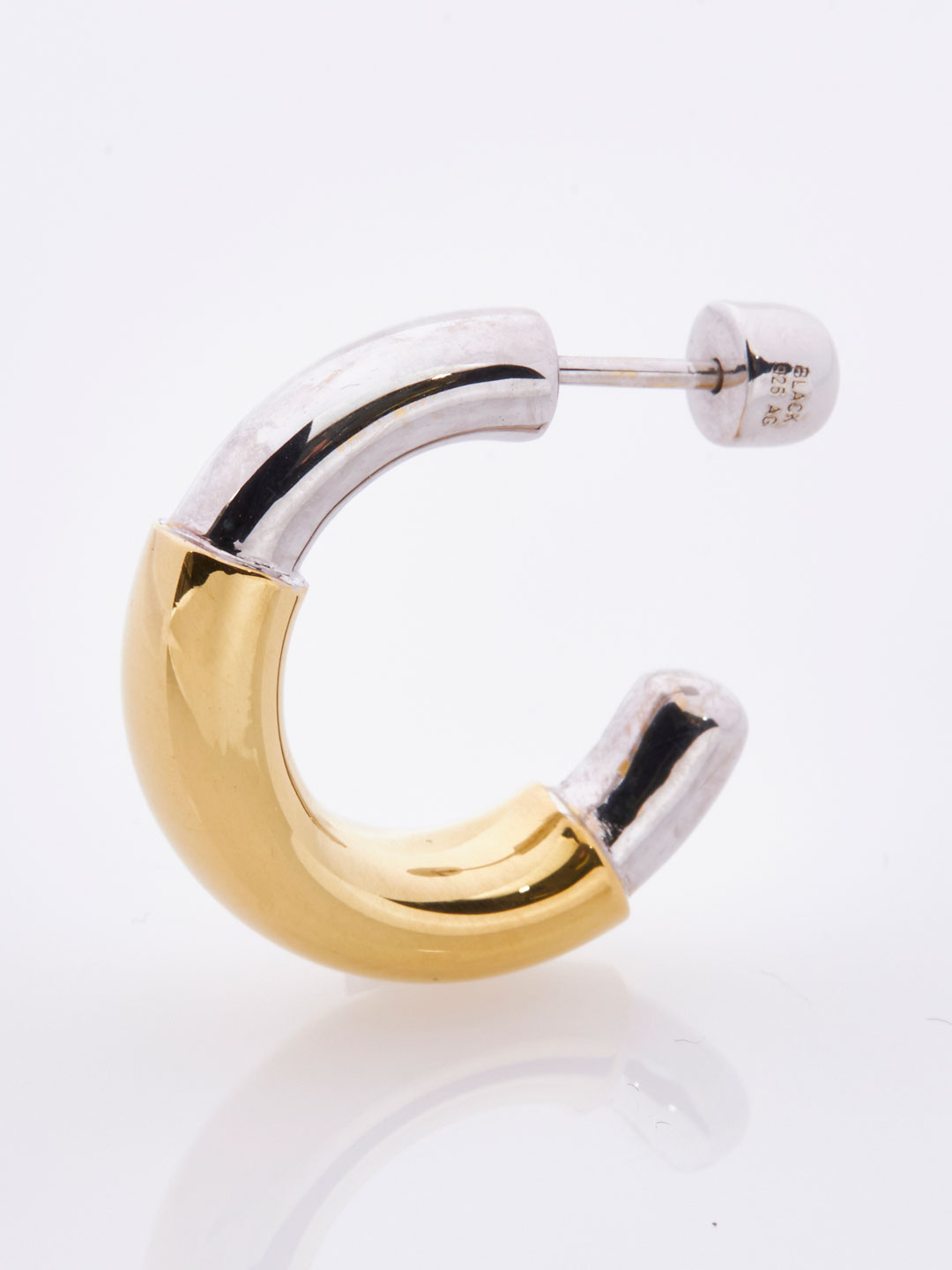 Tin Solder Pierced Earring - Yellow Gold【MARIA BLACK+UNITED ARROWS】