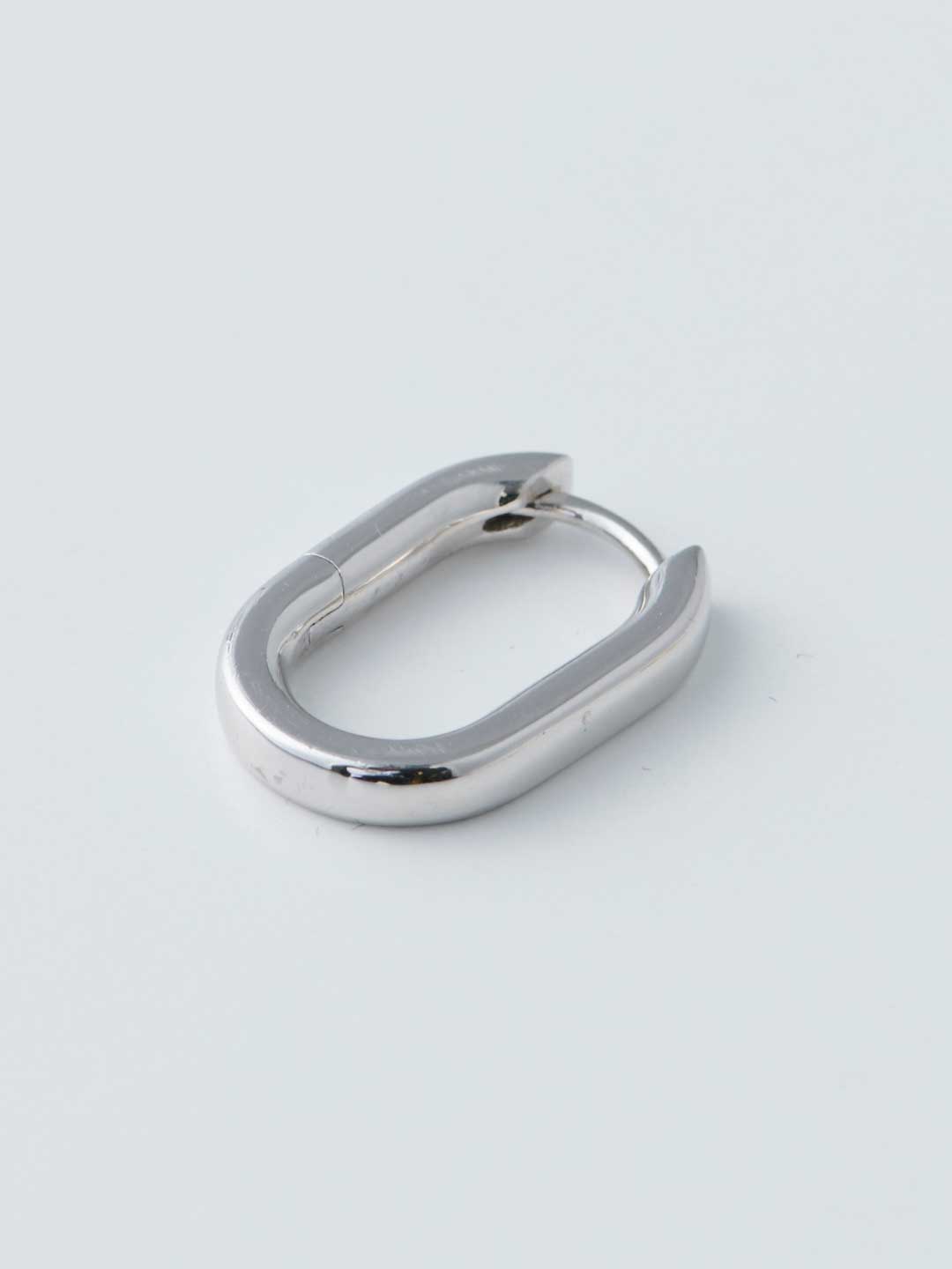 Slick Huggie Pierced Earring - Silver