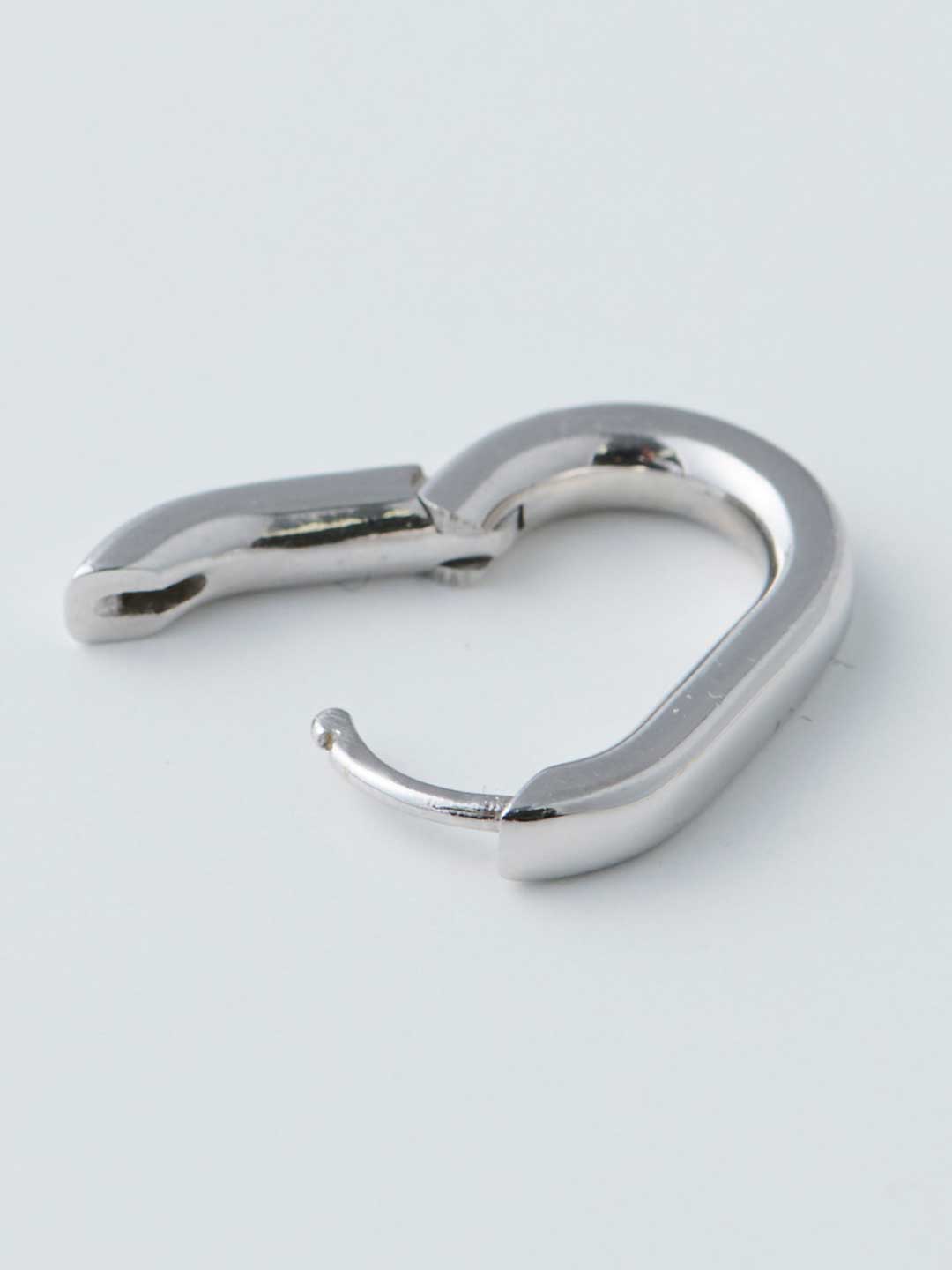 Slick Huggie Pierced Earring - Silver