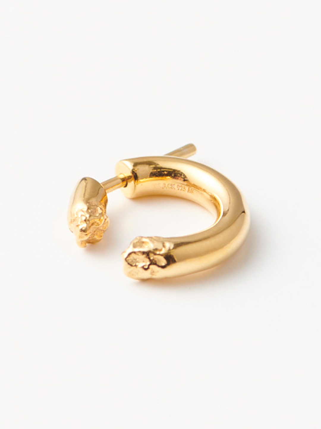 Terra 14 Pierced Earring  - Yellow Gold