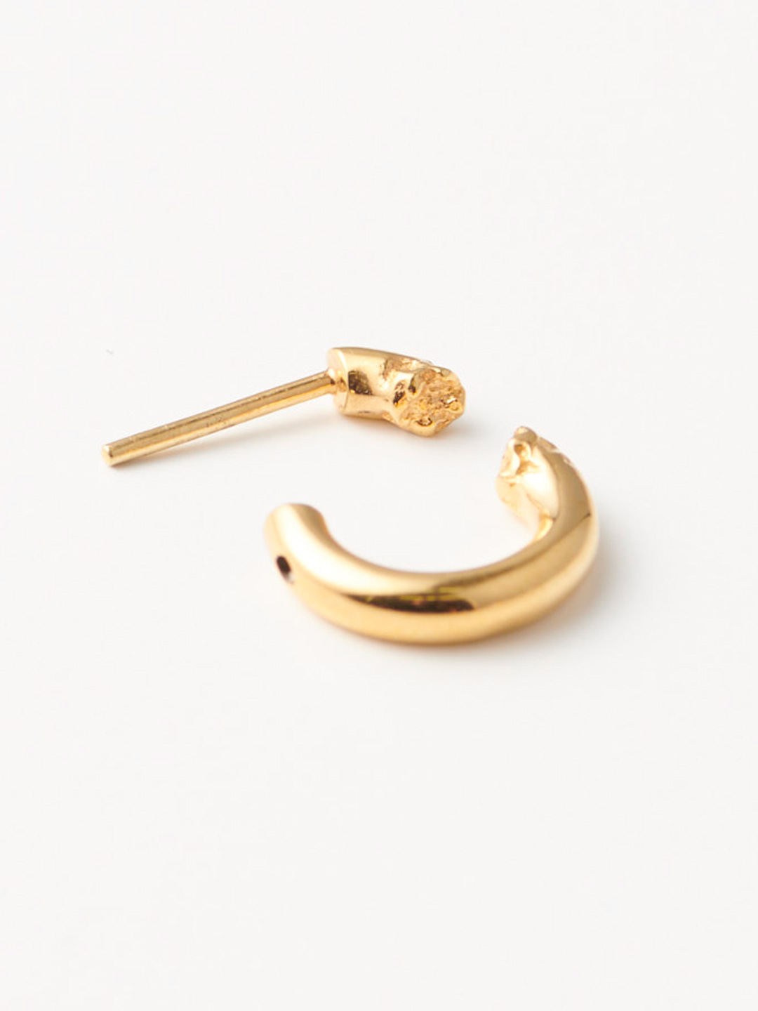 Terra 14 Pierced Earring  - Yellow Gold