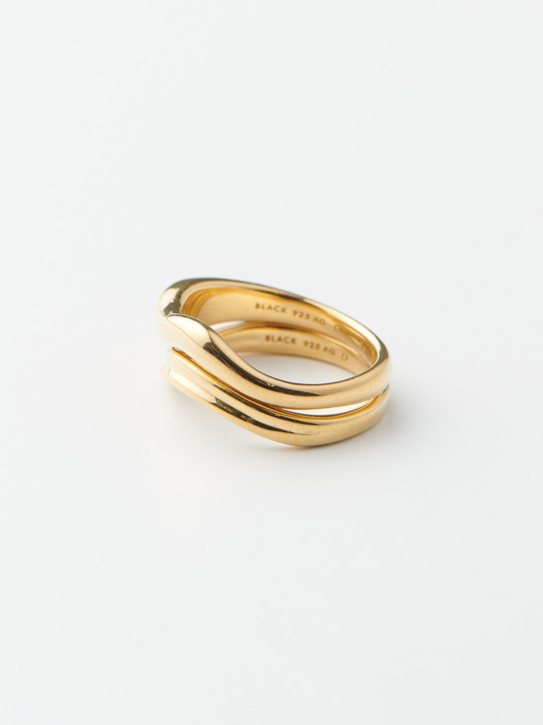 Vayu Stack Ring - Yellow Gold