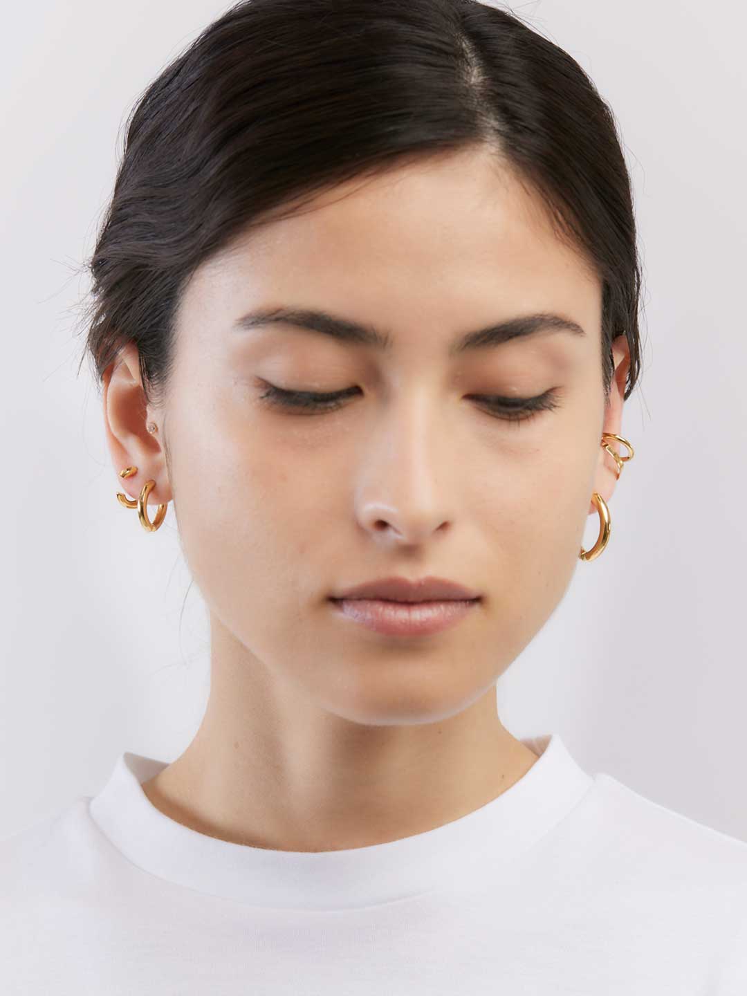 MARIA BLACK Starter Kit/Pierced Earring - Yellow Gold