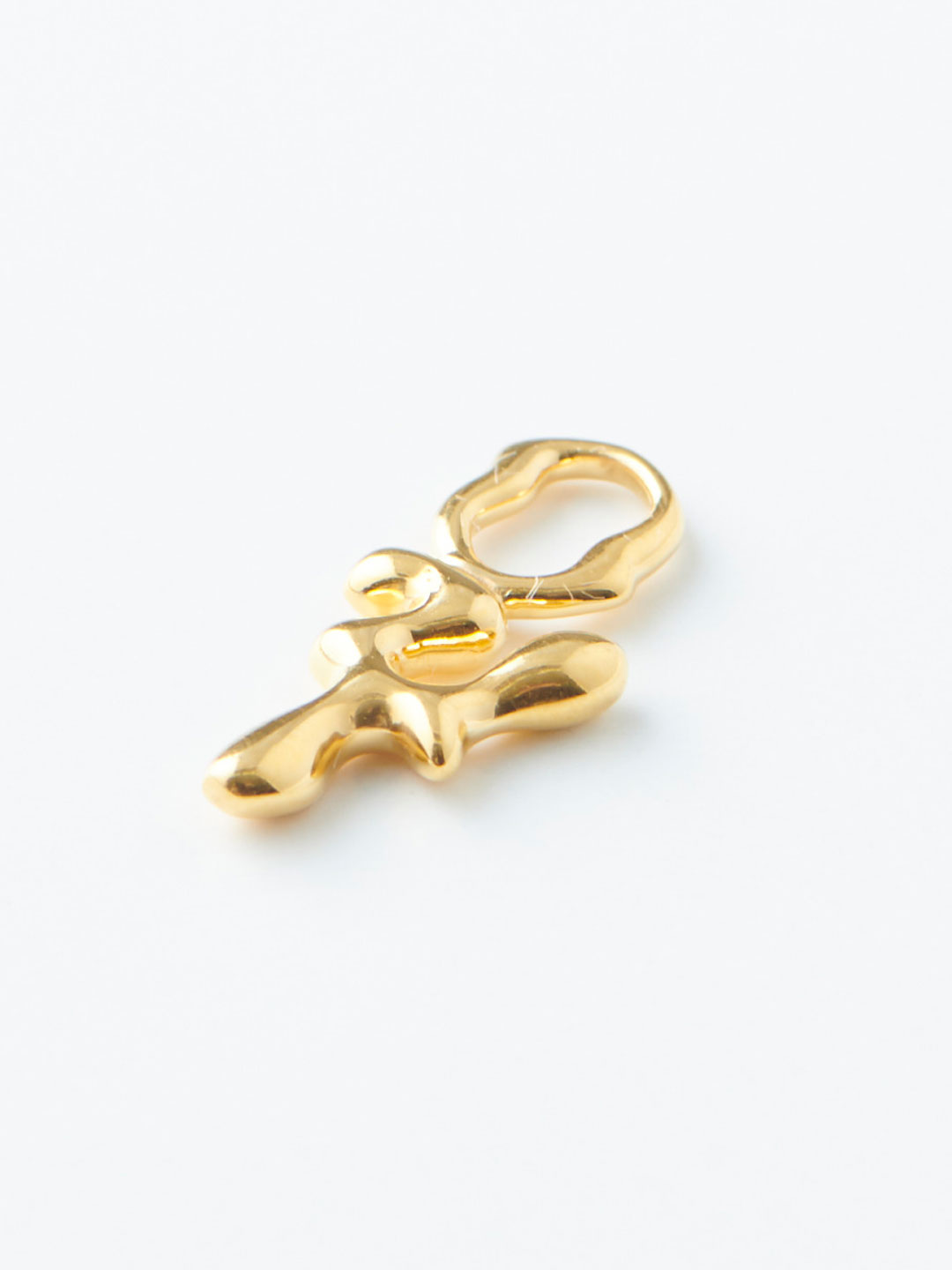 Fluent Letter Y Charm - Yellow Gold
