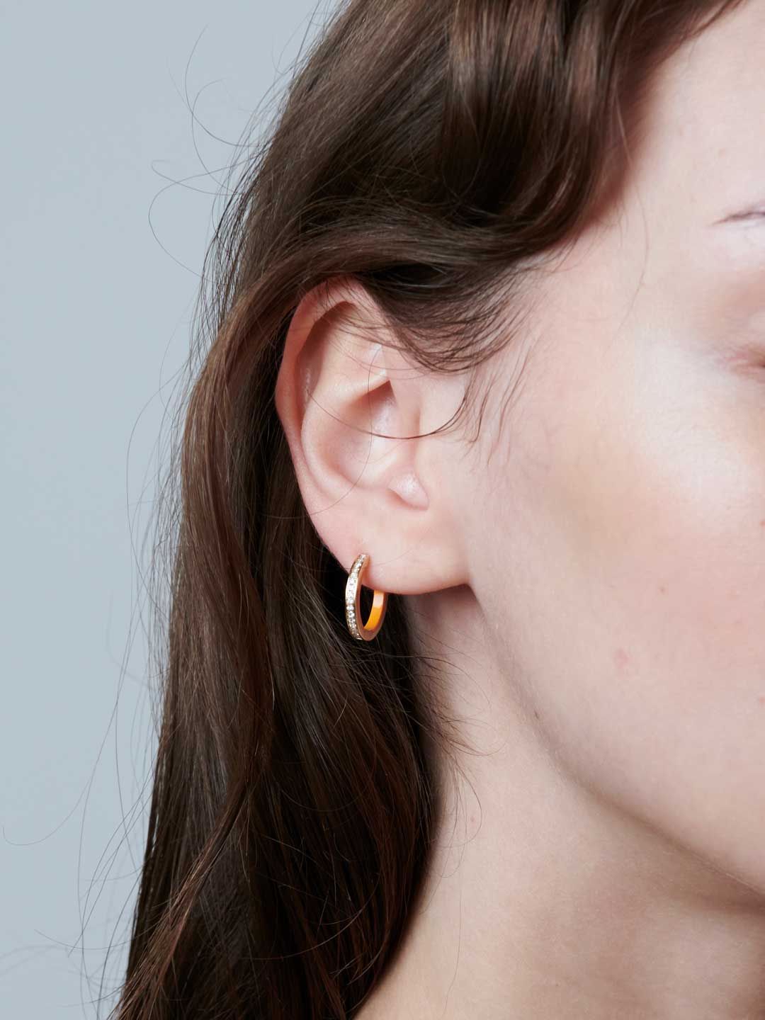 Casablanca 12 Pierced Earring - Orange