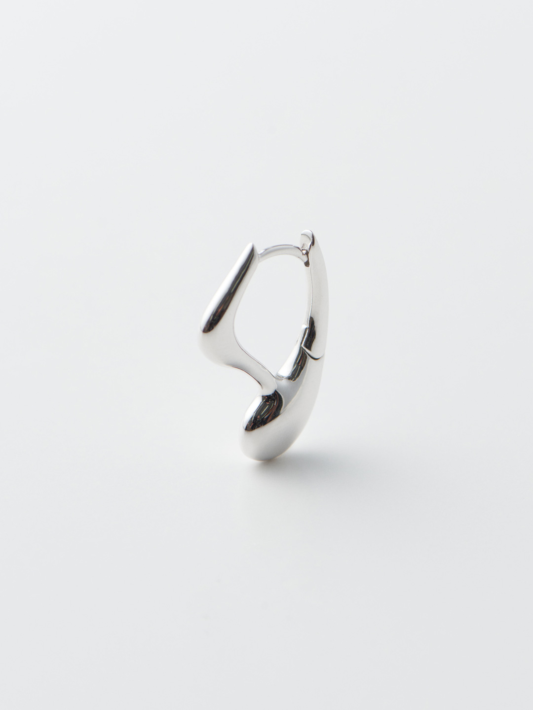 Aiden Pierced Earring - Silver