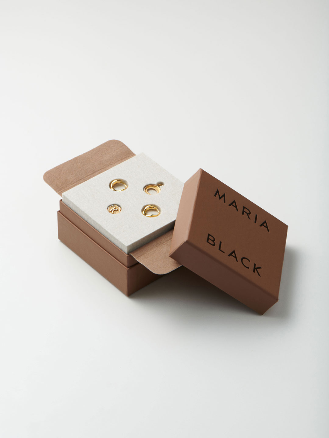 MARIA BLACK Starter Kit/Pierced Earring - Yellow Gold