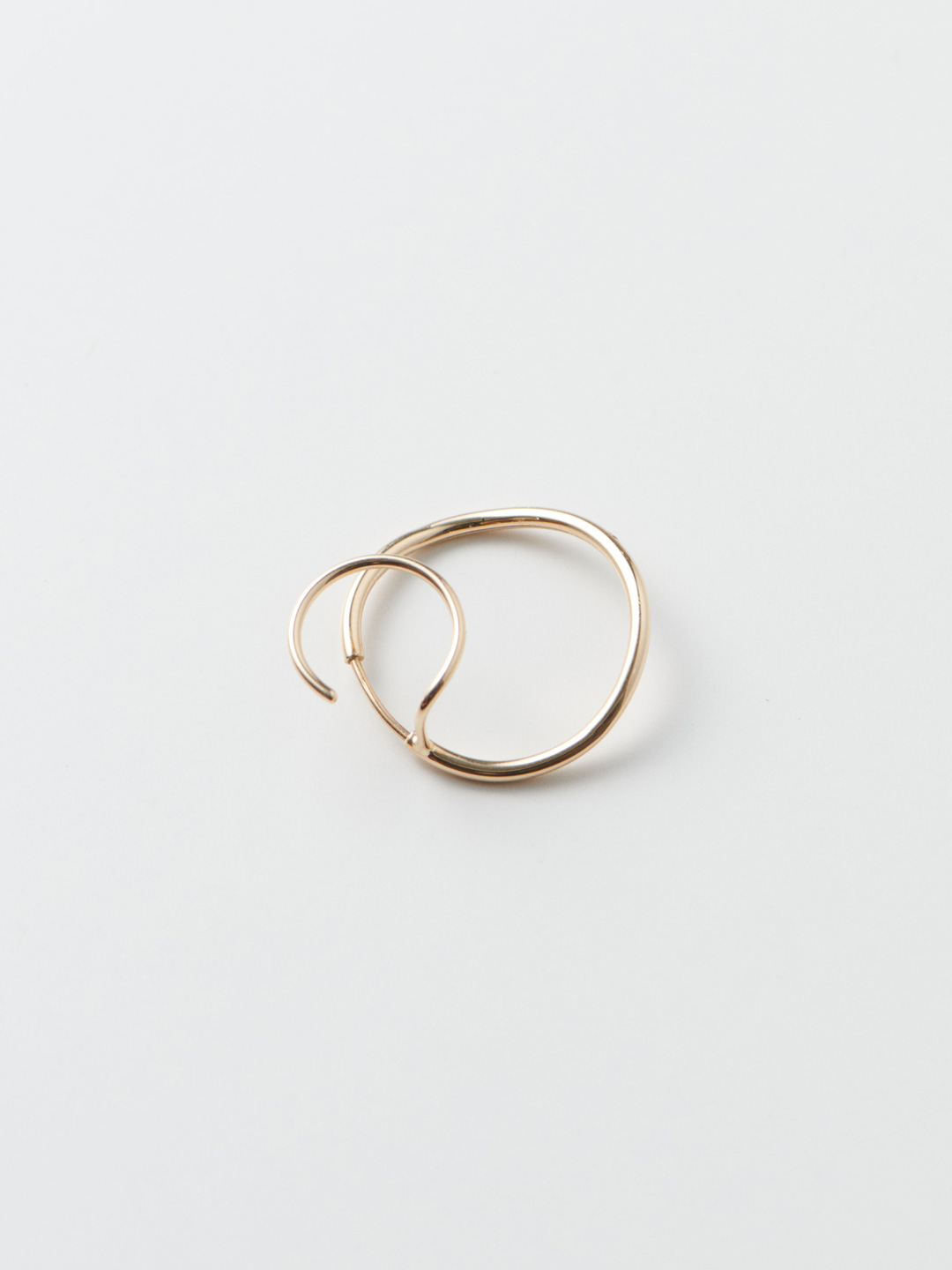 Comfort Hoop Pierced Earring - Yellow Gold