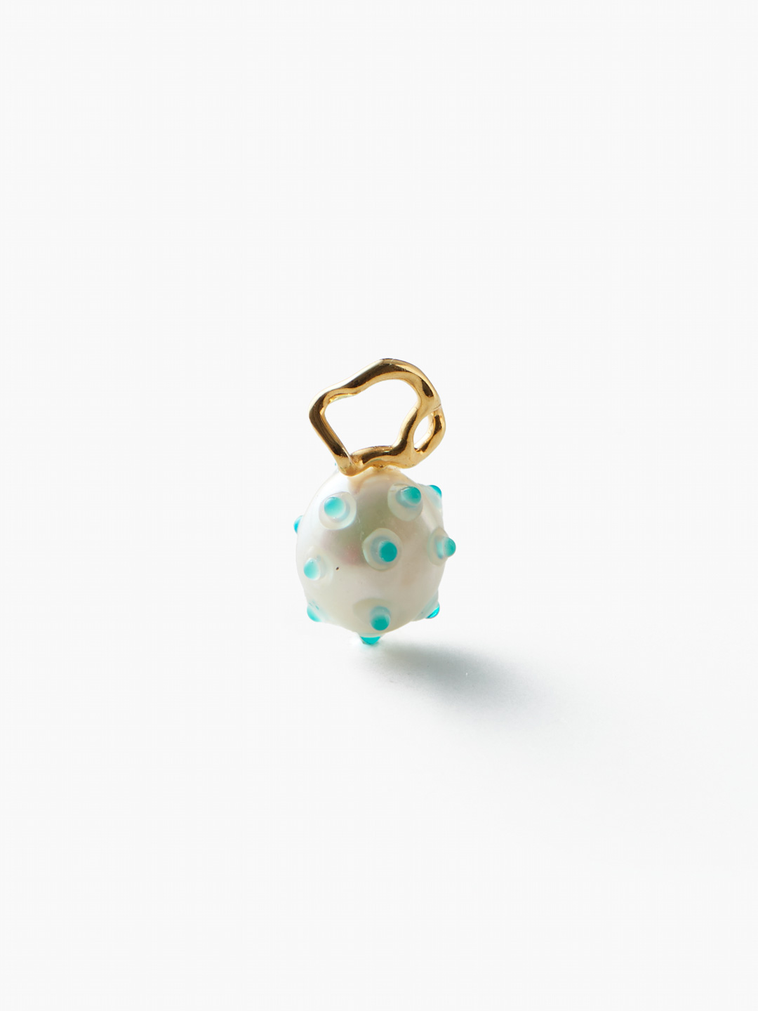 Orion Charm Blue - Yellow Gold