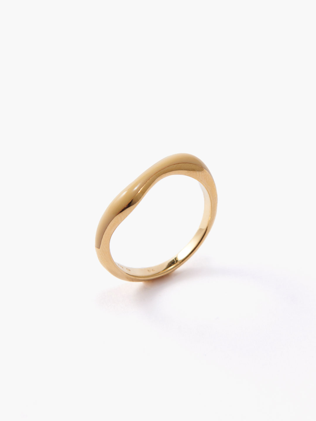 Aura Ring Taupe Gold - Yellow Gold