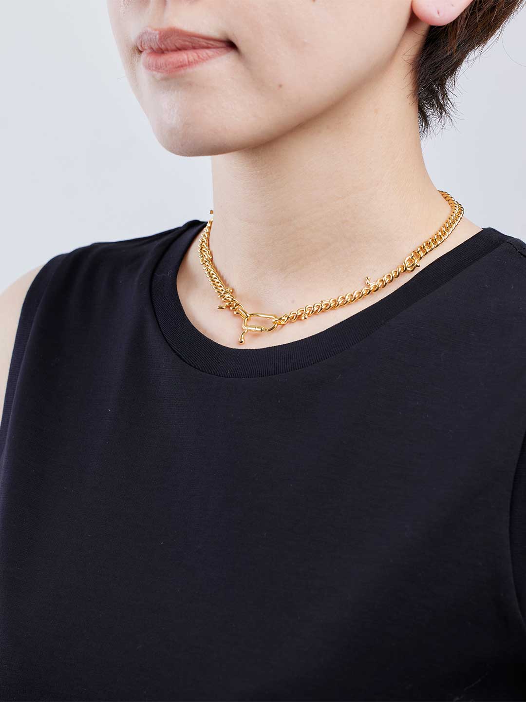 本日のみ値下げ　箱無しSale‼️マリアブラック　Elizaネックレス　ゴールド 中古・古着通販】MARIA BLACK (マリアブラック) Elizaネックレス