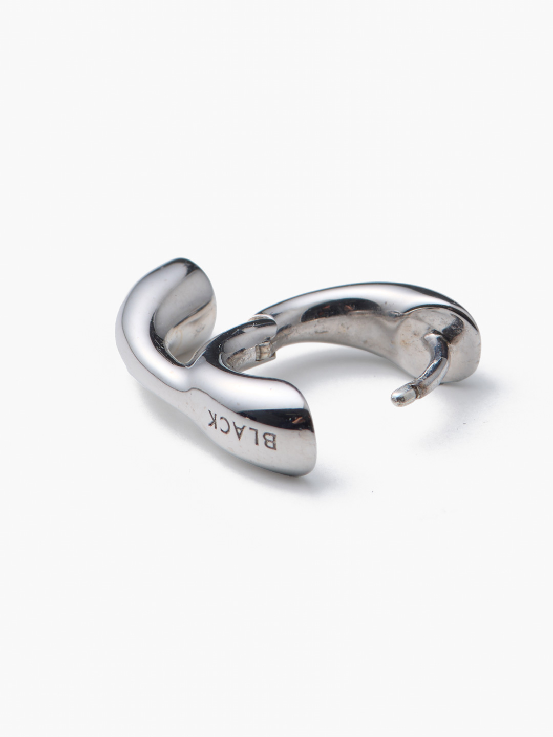 Mermaid Pool Huggie Pierced Earring  - Silver
