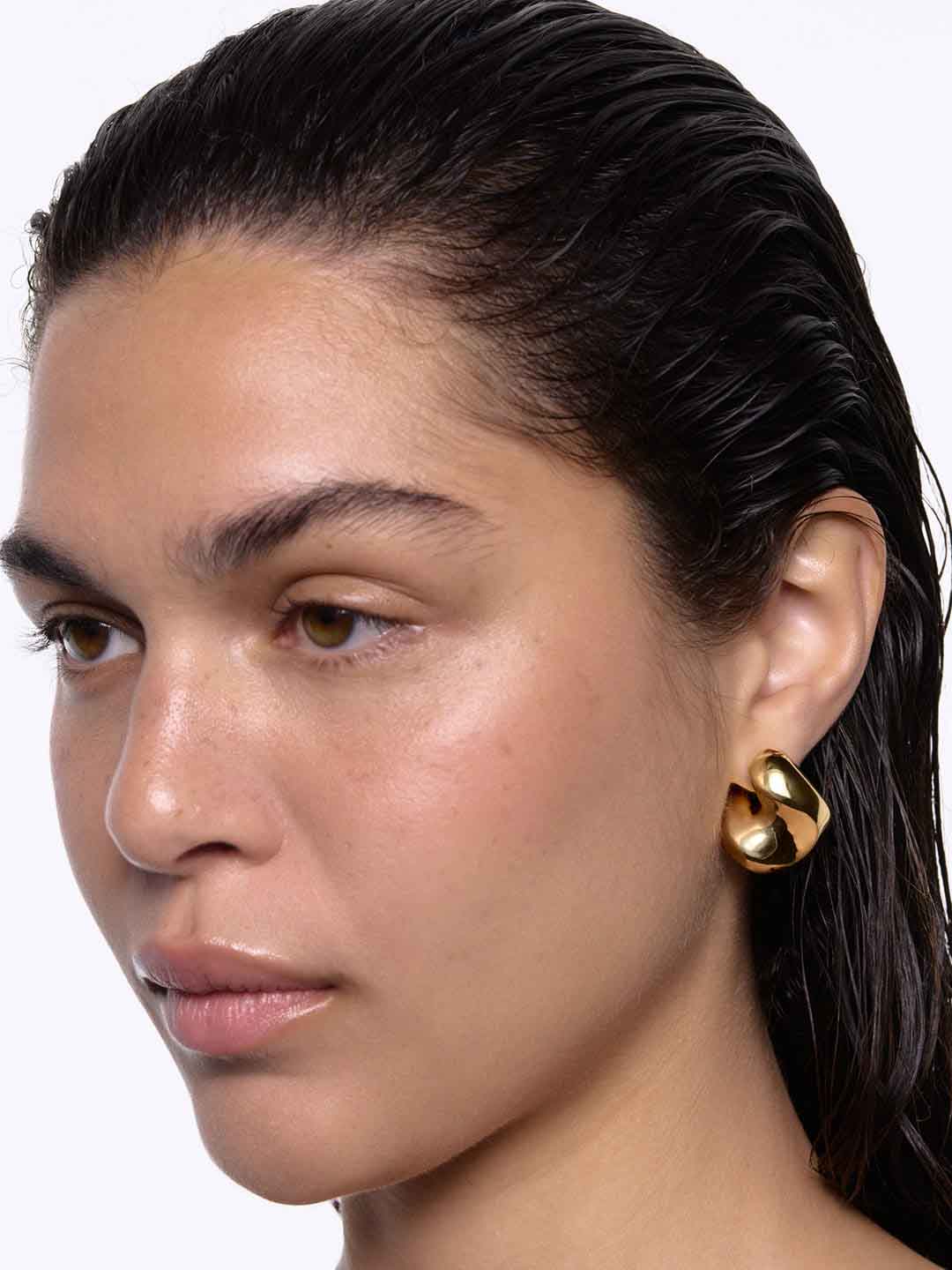 MARIA BLACK(マリア ブラック) | サドル ピアス ミディアム - イエロー