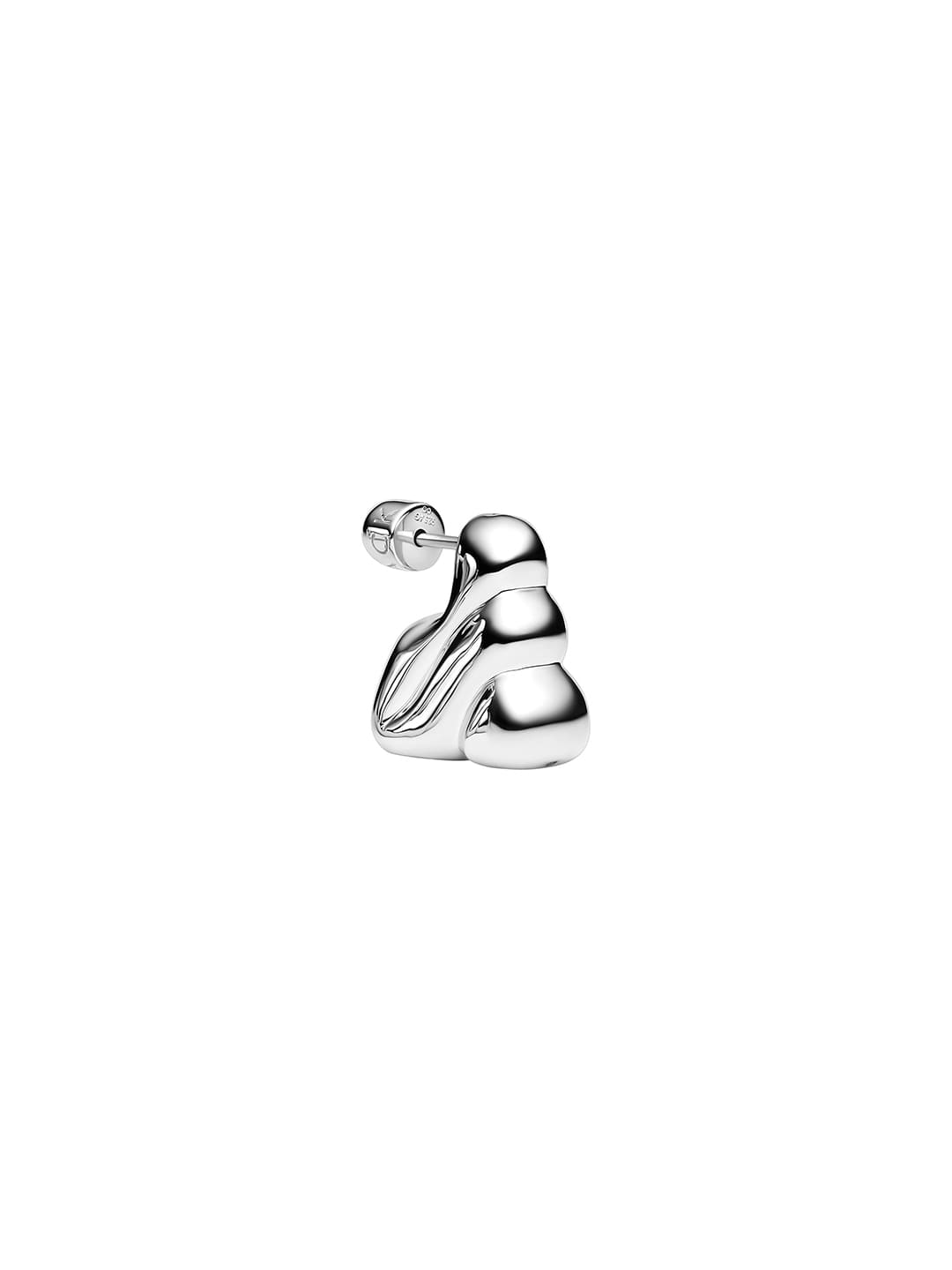 Bogota Pierced Earring Small  - Silver