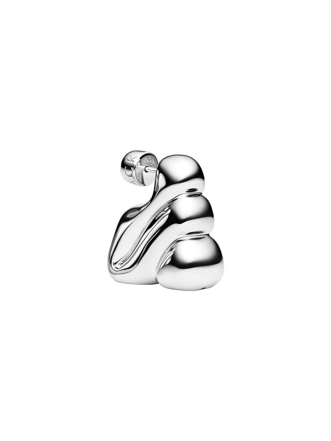Bogota Pierced Earring Medium  - Silver