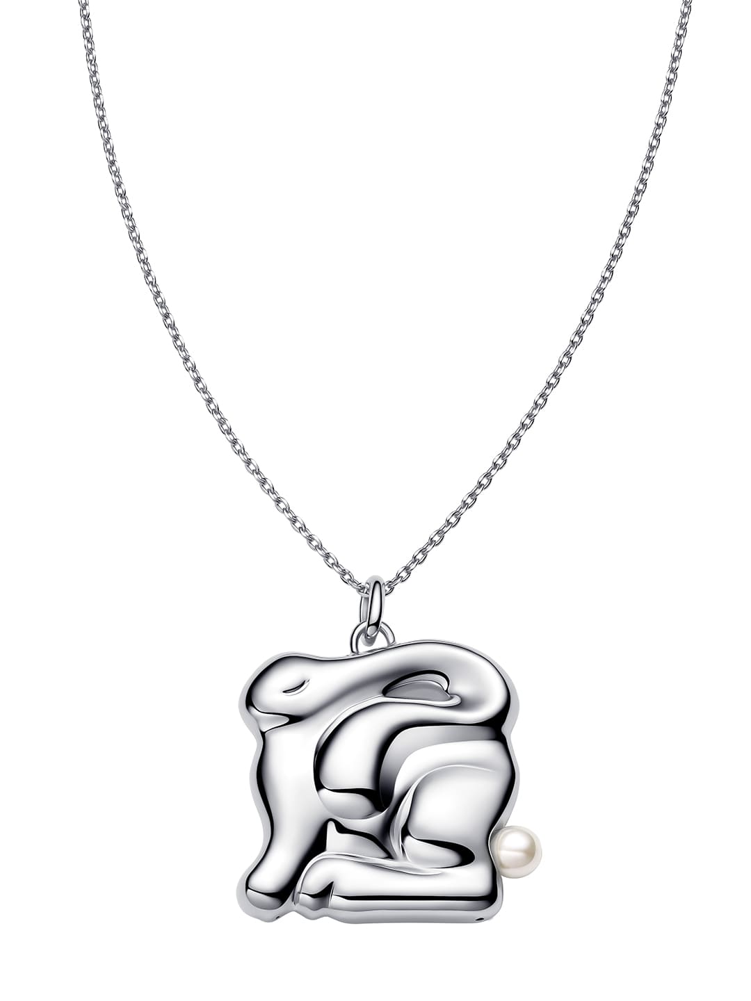 Rabbit Necklace  - Silver