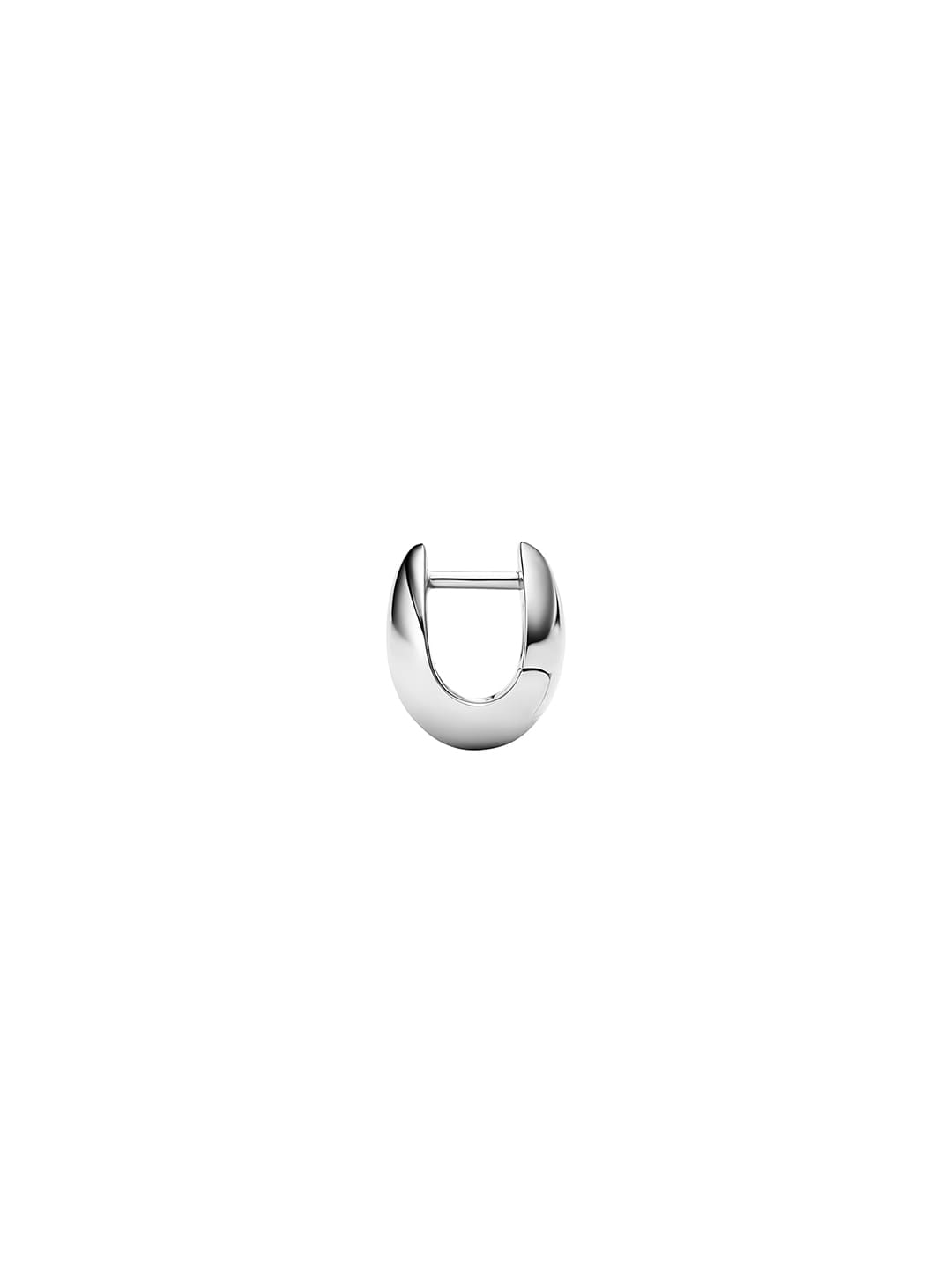 Finney Huggie Pierced Earring - Silver