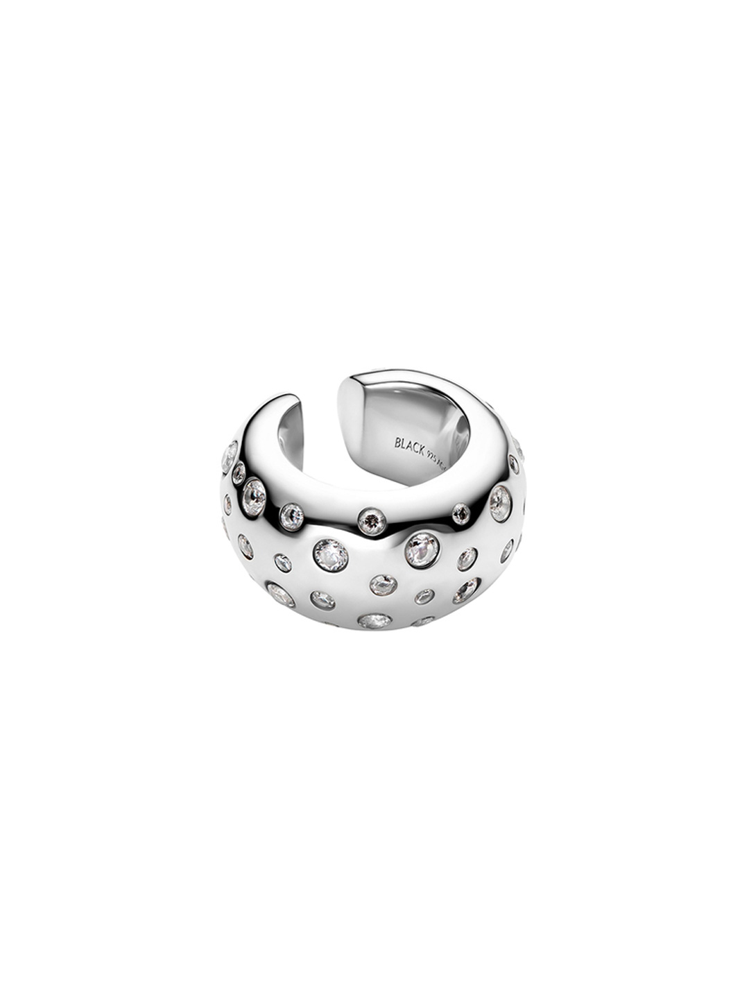 Tryvann Popcorn Ear Cuff  - Silver