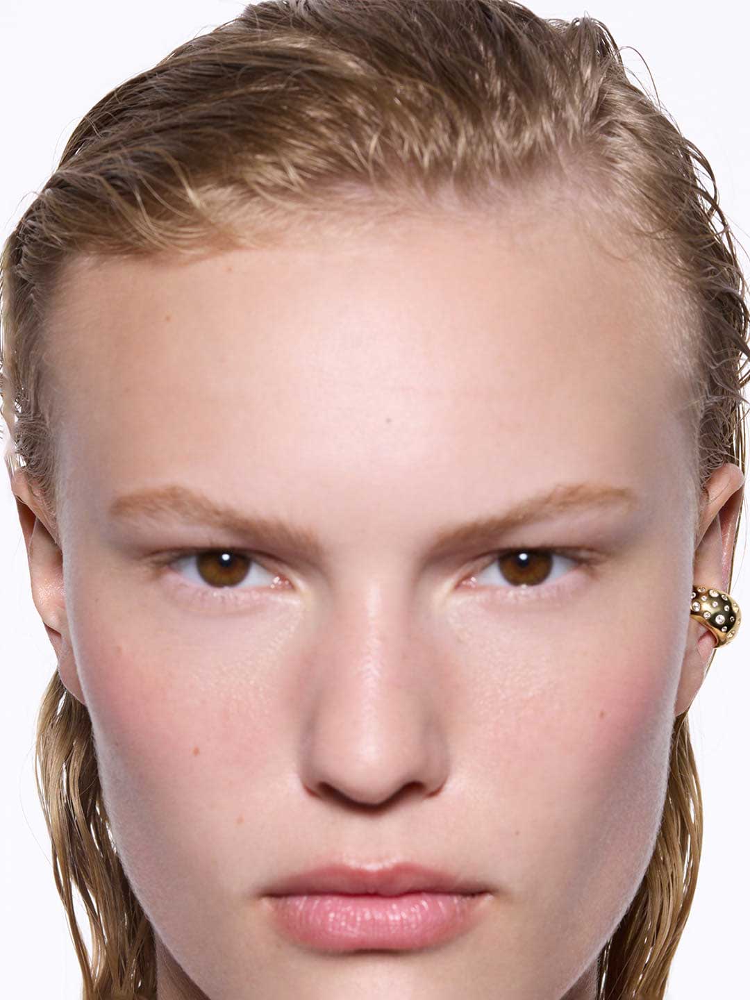 Tryvann Popcorn Ear Cuff - Yellow Gold