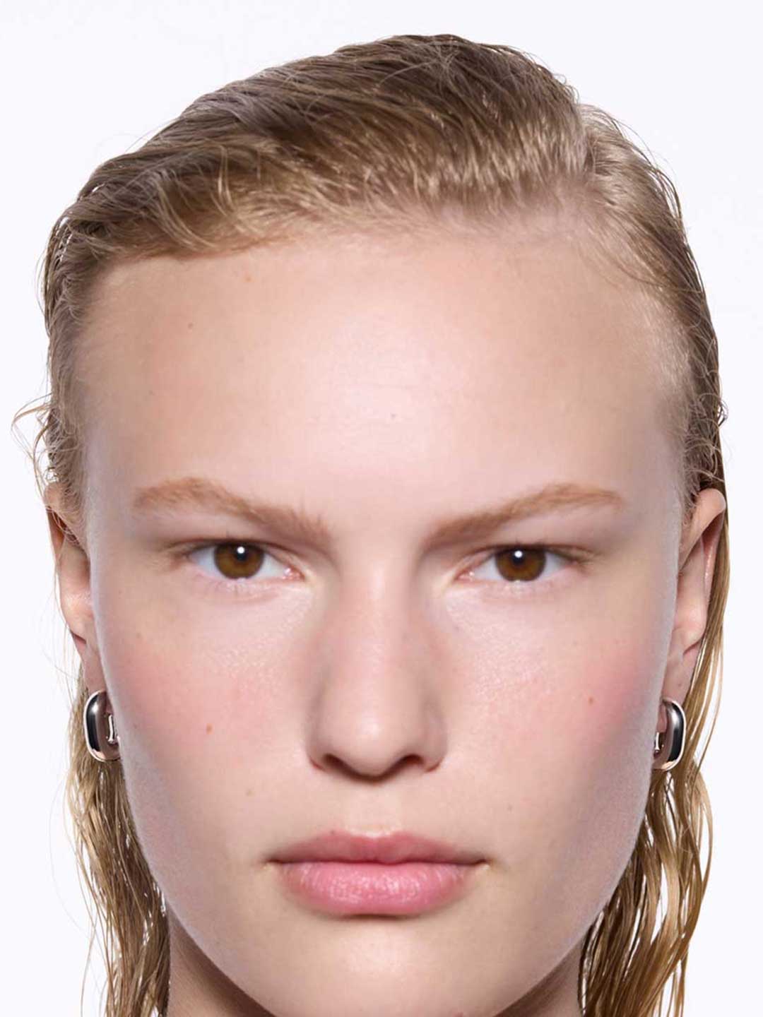 Forma Hoop Pierced Earring Small  - Silver