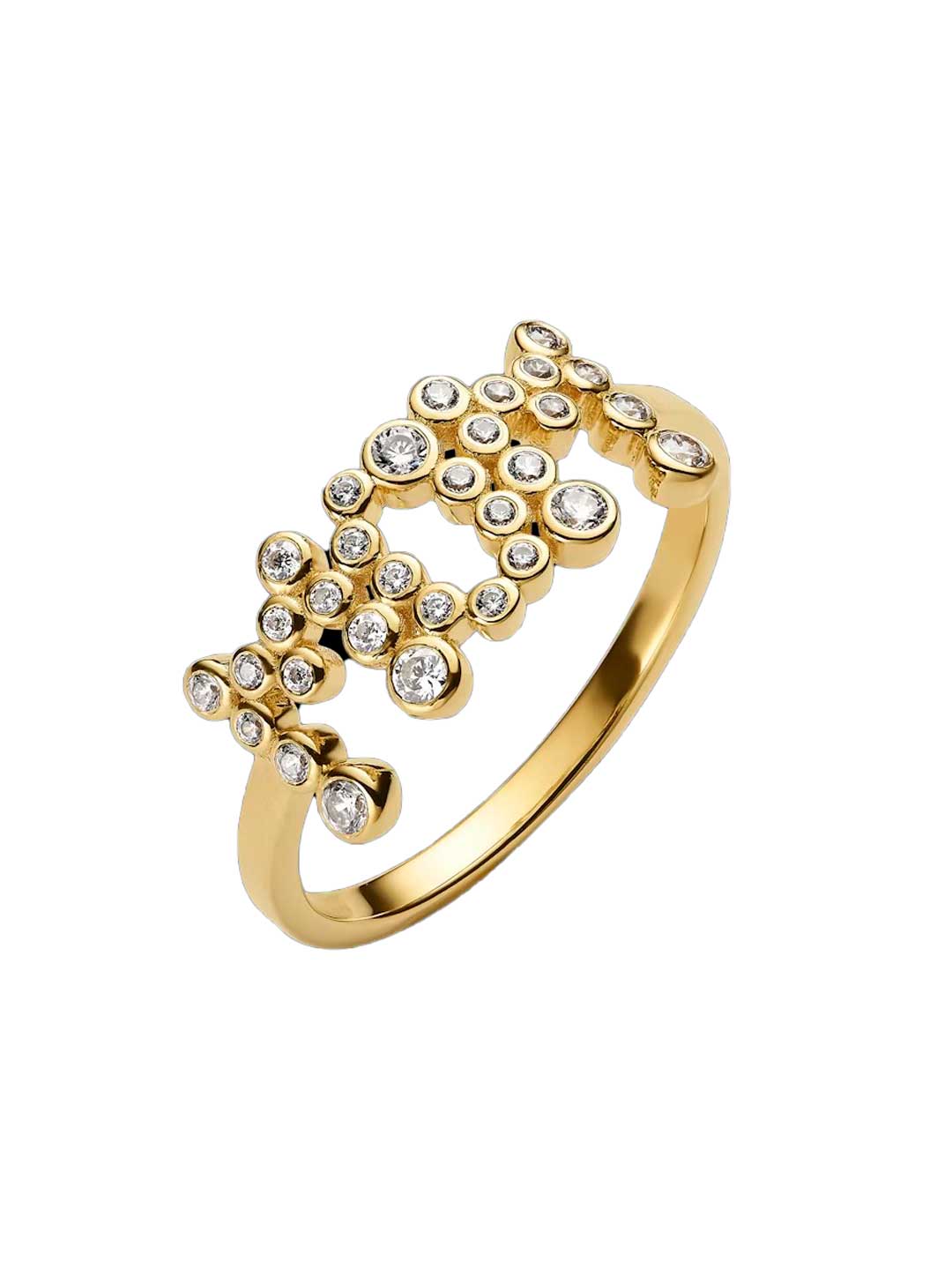 Mom Collet Ring  - Yellow Gold