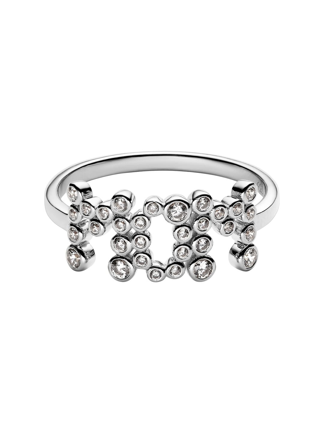 Mom Collet Ring  - Silver