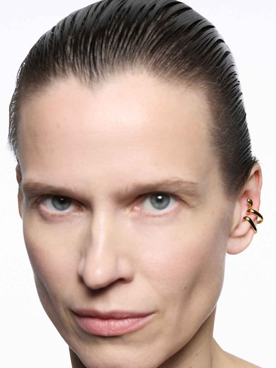 Whirl Ear Cuff  - Yellow Gold