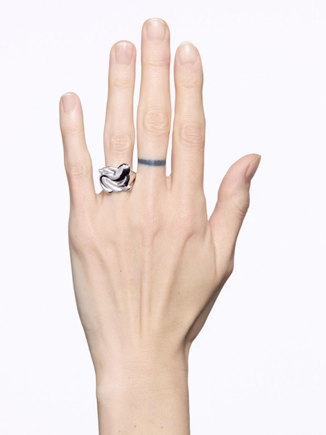 Fish Signet Ring  - Silver