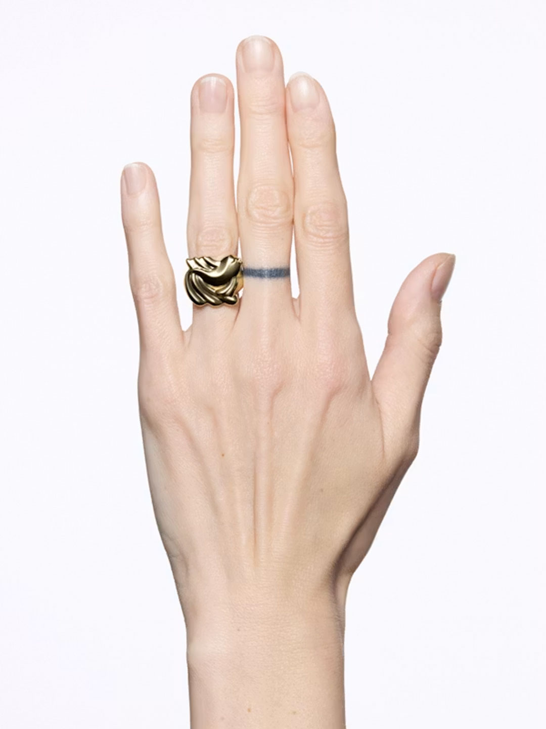 Fish Signet Ring  - Yellow Gold