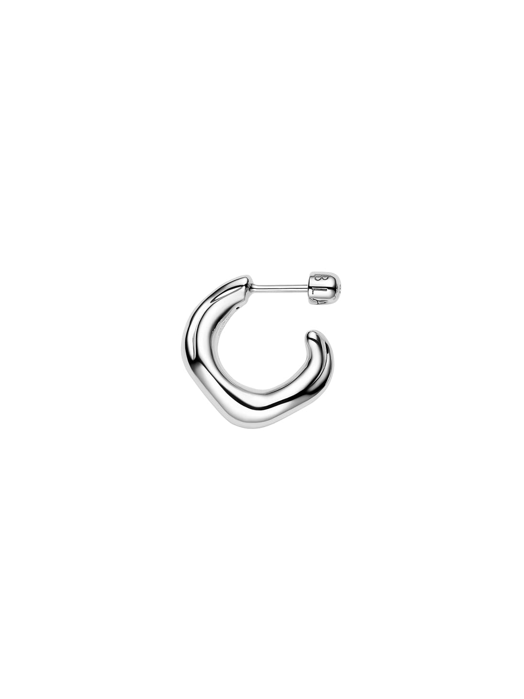 Anil Hoop Pierced Earring Small   - Silver