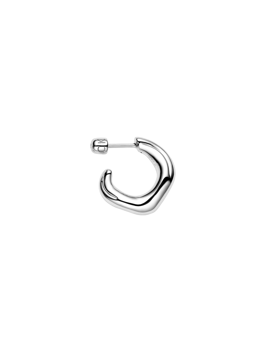Anil Hoop Pierced Earring Small   - Silver