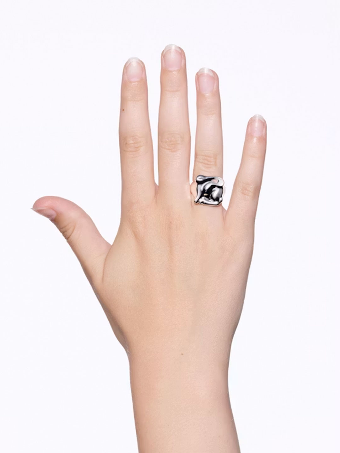 Rabbit Signet Ring  - Silver
