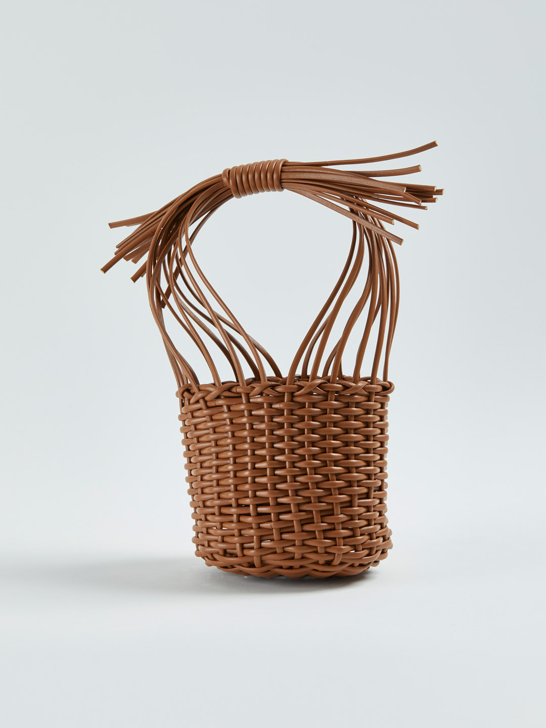 Casta Mini Lacy Bucket Bag - Brown