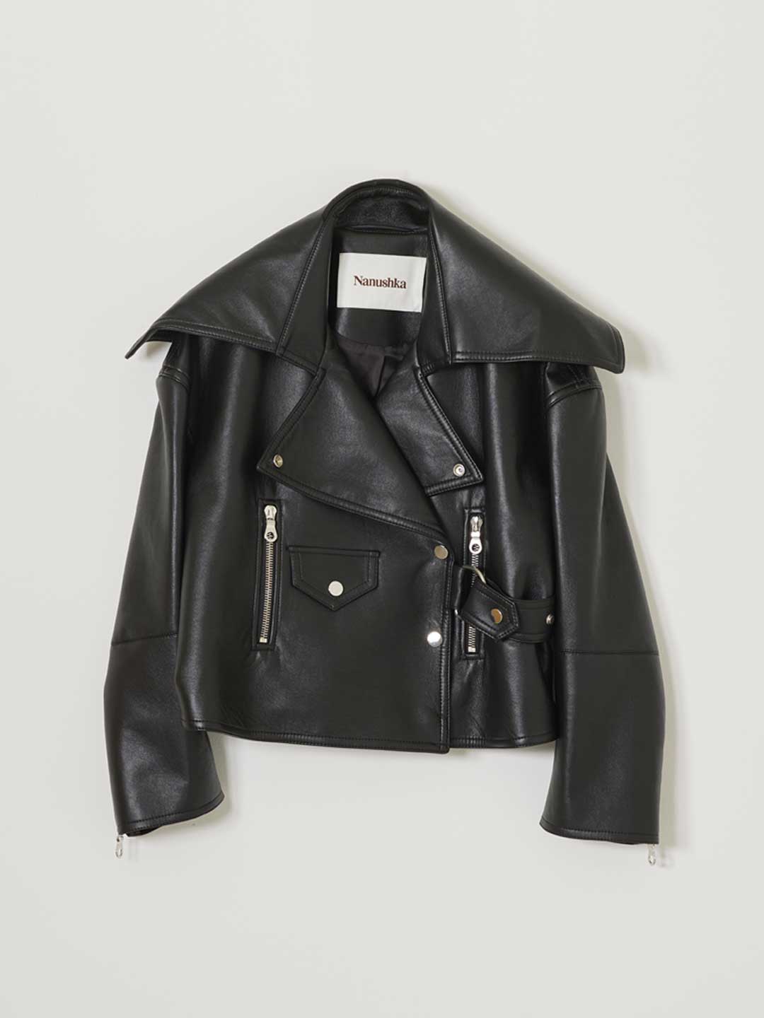 ADO / Regenerated Leather Jacket - Black