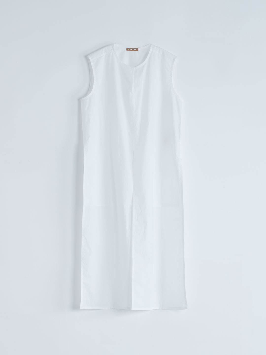 Jersey And Popline Onepiece - White