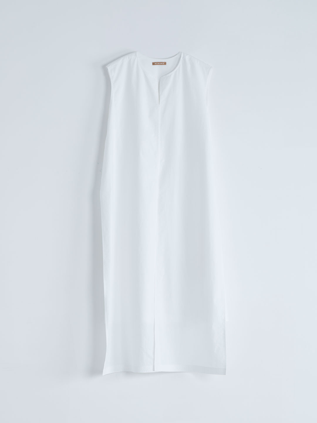 Paper Touch Poplin Onepiece - White