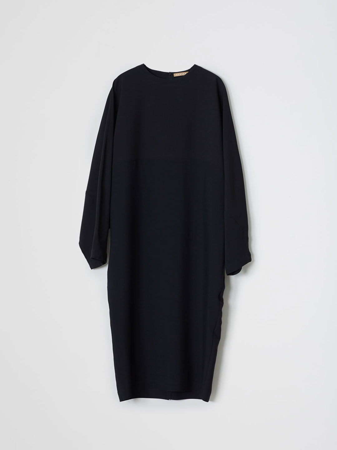 Tech Viscose Crepe Dress - Black