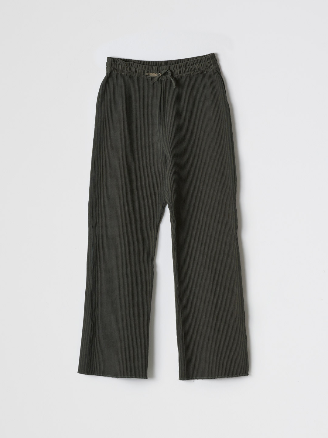 No.0015 Cotton Woven Rib Pants - Green