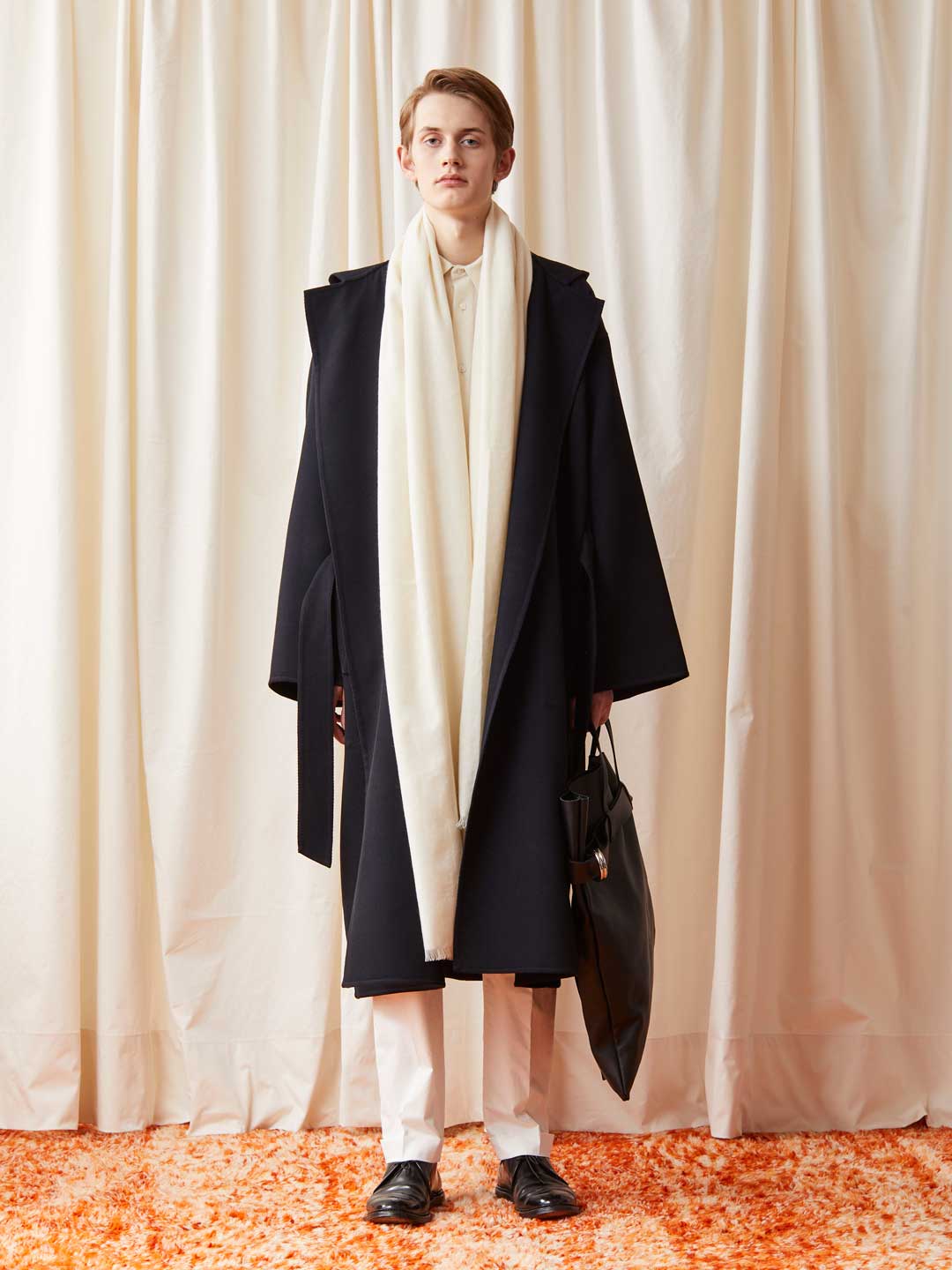 POSTELEGANT/Wool Rever Coat (Heather Moss) | TI