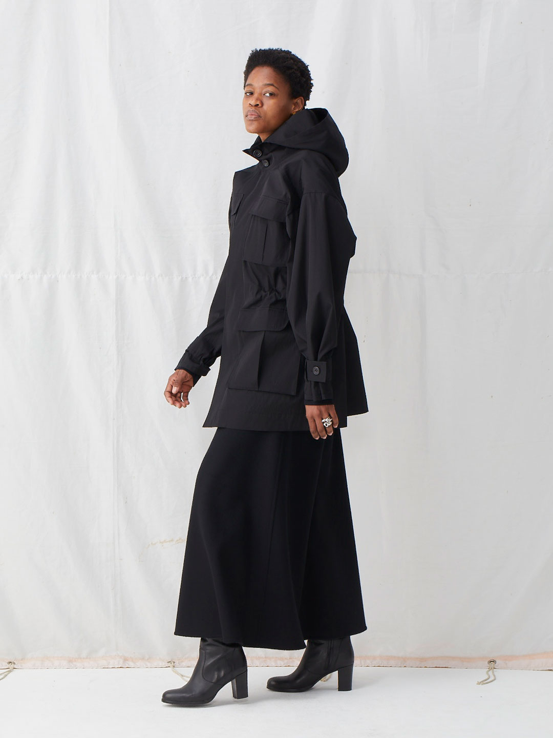 ジャケット・アウター POSTELEGANT Wool Silk Utility Coat POSTELEGANT(ポステレガント) | No.0339 ウール シルク