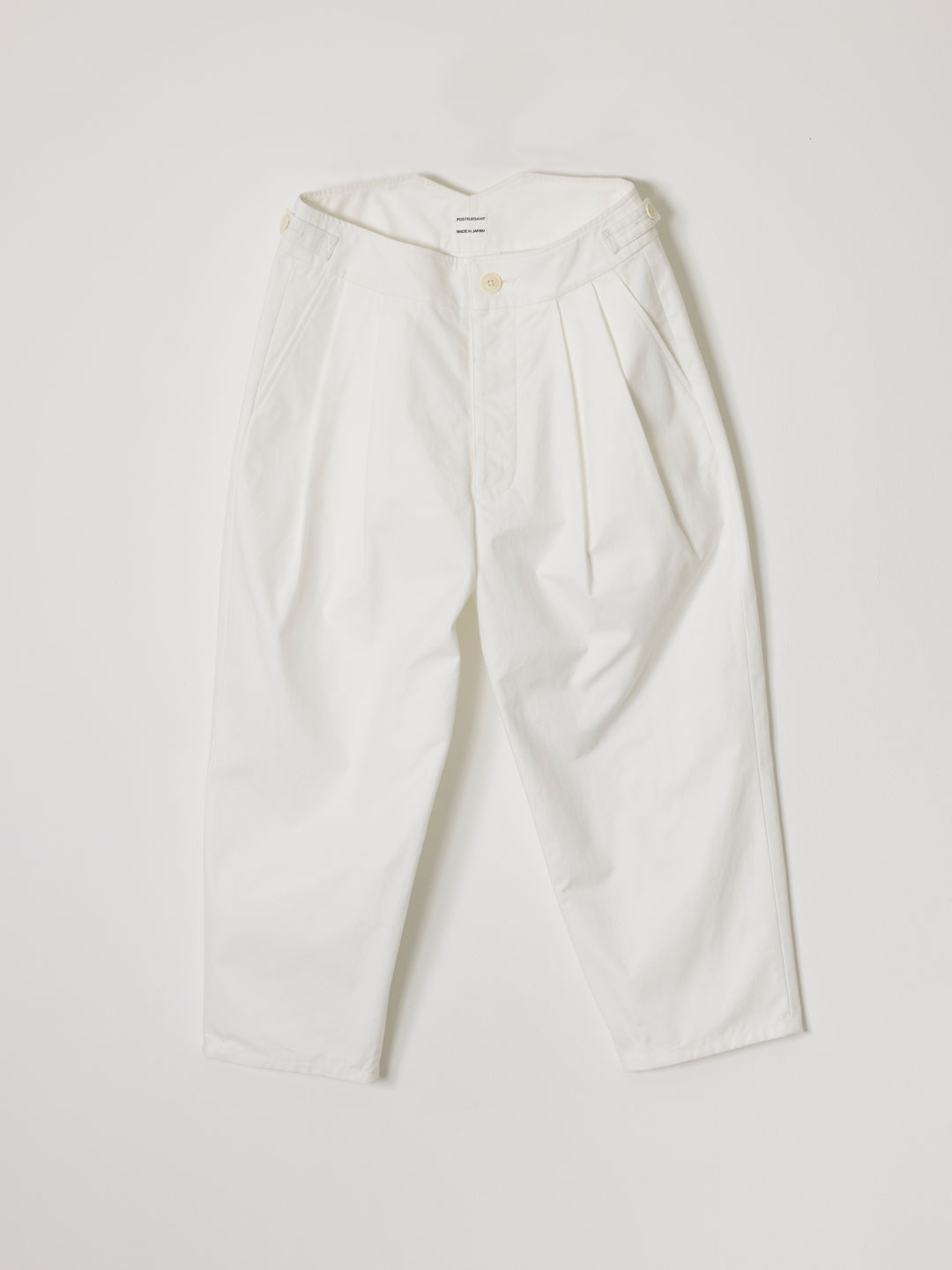 No.0258 Cotton Trousers - White