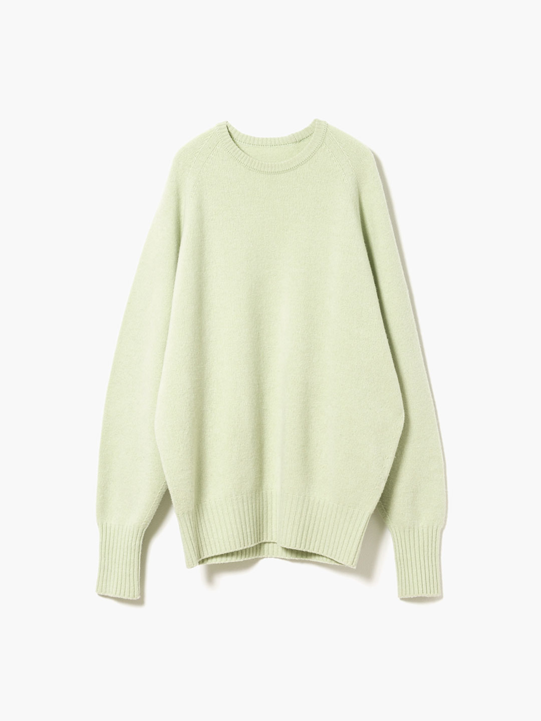 Fine Wool Pull-Over Knit - Pale Green