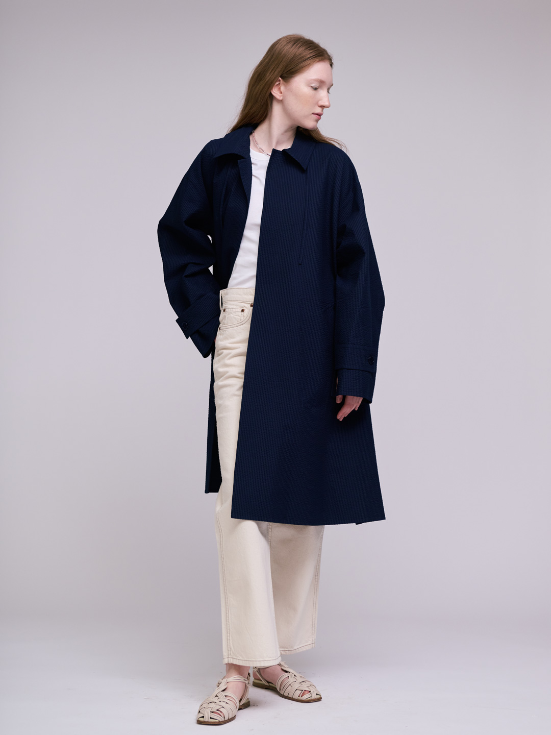 MILK レヴェランス コート WOOL REVER COAT Navy | Dresswell online store