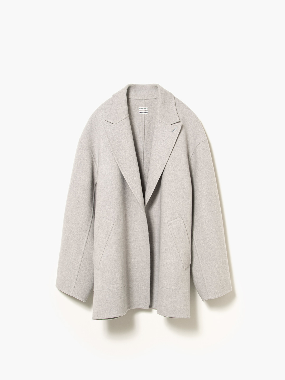 POSTELEGANTポステレガント ペーパーコットンオーバージャケット ジャケット Washi Paper Cotton Over