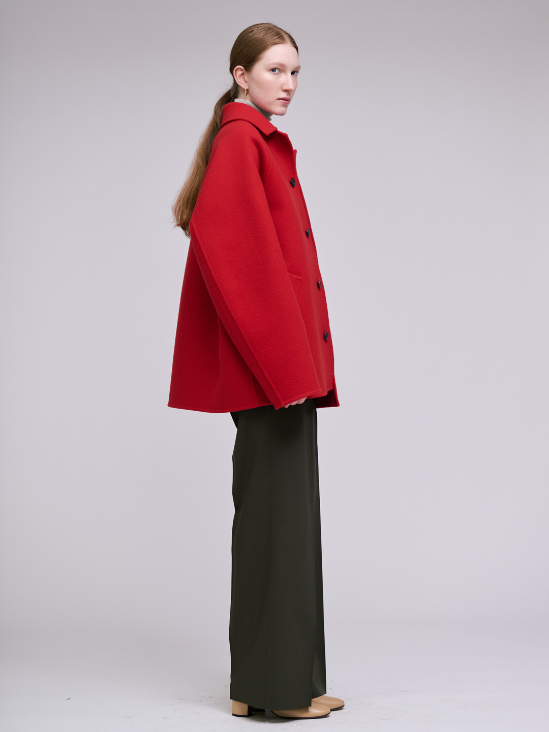 POSTELEGANT(ポステレガント) | ウールリバーラグランショートコート